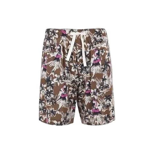 Palm Angels Hula Printed Drawstring Shorts