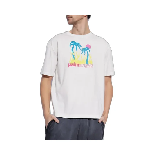 Palm Angels Burning Oasis Graphic Printed T-Shirt