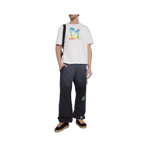 Palm Angels Burning Oasis Graphic Printed T-Shirt