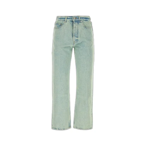 Palm Angels Overdyed Straight Leg Jeans