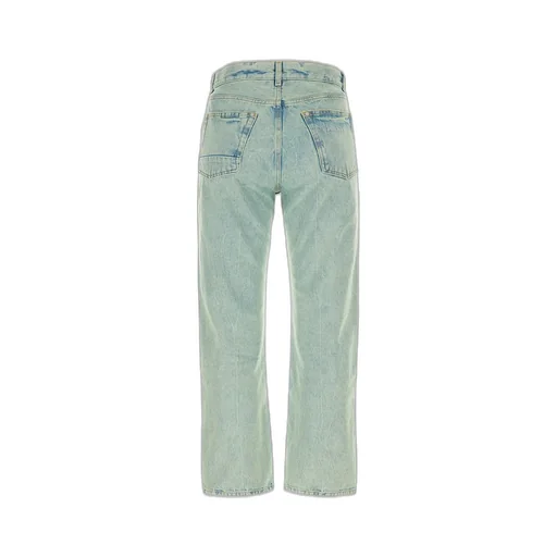 Palm Angels Overdyed Straight Leg Jeans
