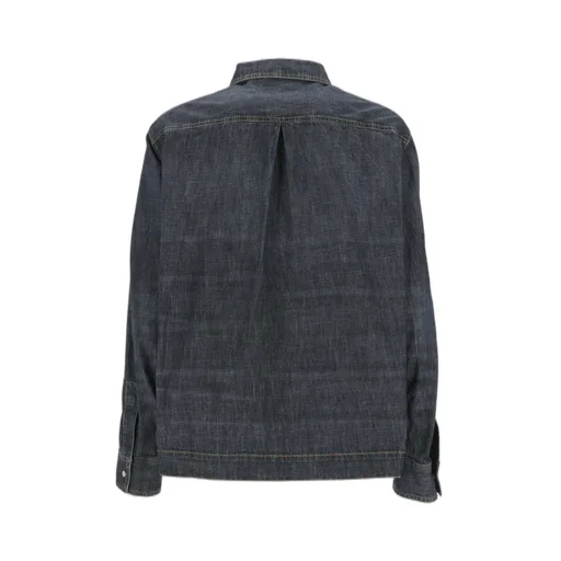 Palm Angels Monogram Detailed Denim Track Jacket