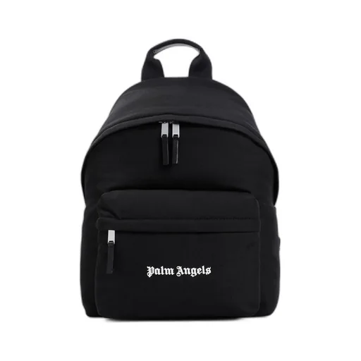 Palm Angels Logo Embroidered Zipped Backpack