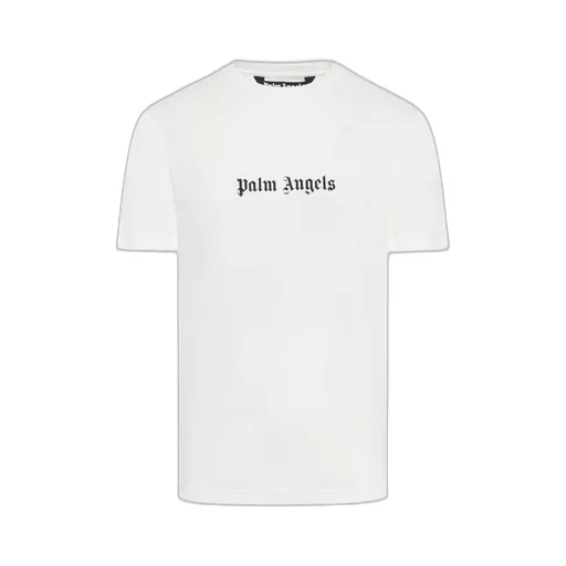 Palm Angels Logo Printed Crewneck T-Shirt
