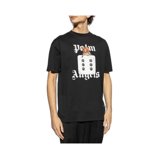 Palm Angels Holly Pin-Up Drop Shoulder T-Shirt