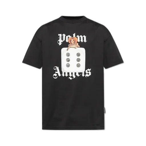 Palm Angels Holly Pin-Up Drop Shoulder T-Shirt