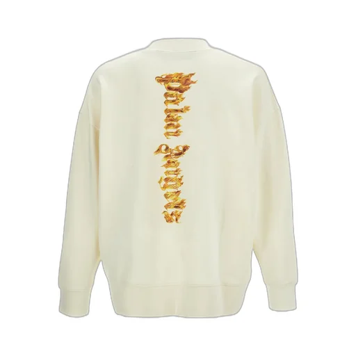 Palm Angels Burning Palm Printed Crewneck Sweatshirt
