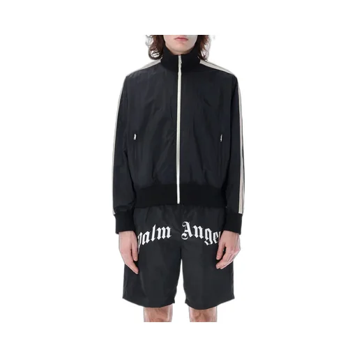 Palm Angels Logo Printed Long-Sleeved Jacket
