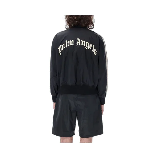 Palm Angels Logo Printed Long-Sleeved Jacket