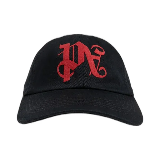 Palm Angels Logo Embroidered Baseball Cap