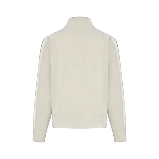 Palm Angels Logo Embroidered Zip-Up Jacket