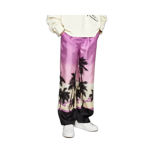 Palm Angels Sunset-Printed Logo Waistband Pants