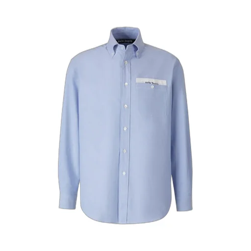 Palm Angels Logo Printed Long-Sleeved Shirt