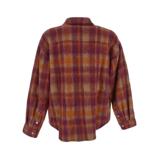 Palm Angels Plaid-Printed Buttoned Overshirt