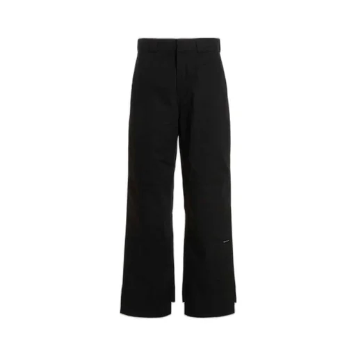 Palm Angels Logo Detailed Straight-Leg Trousers