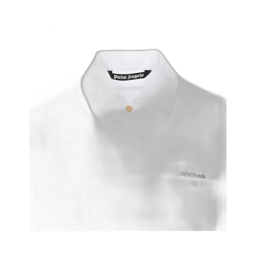 Palm Angels Sartorial Tape Logo Detailed Polo Shirt