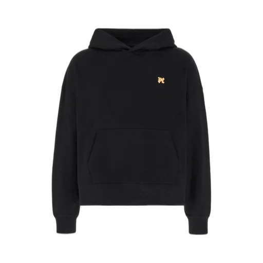 Palm Angels Logo Plaque Hoodie