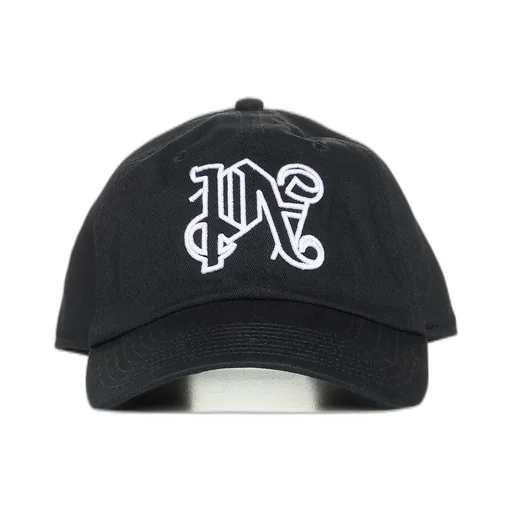 Palm Angels Monogram Embroidered Baseball Cap