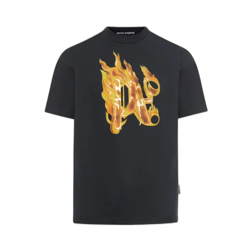 Palm Angels Monogram Printed Crewneck T-Shirt