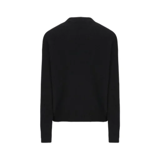 Palm Angels Logo Embroidered Knitted Jumper