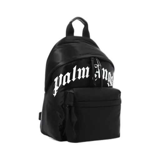 Palm Angels Logo Printed Zipped Backpack