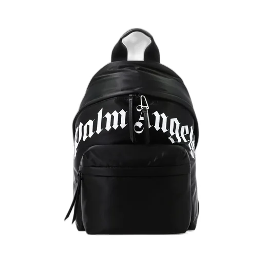Palm Angels Logo Printed Zipped Backpack