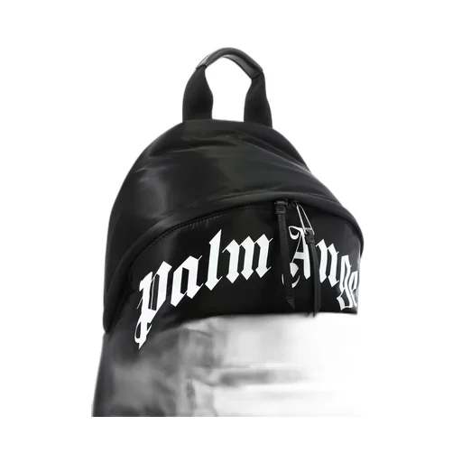 Palm Angels Logo Printed Zipped Backpack