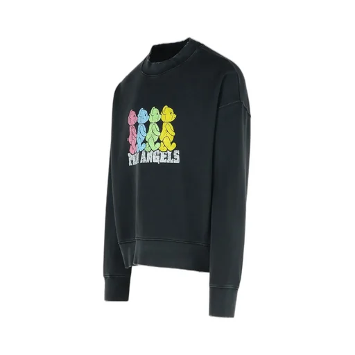 Palm Angels Crossroads Bear Printed Crewneck Sweatshirt