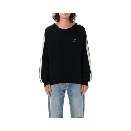 Palm Angels Monogram Embroidered Knitted Jumper