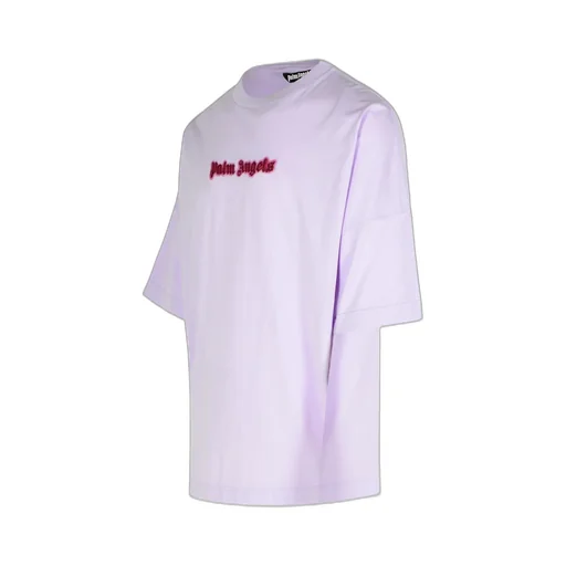Palm Angels Logo Embroidered Drop Shoulder T-Shirt