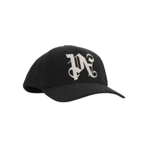 Palm Angels Logo Embroidered Baseball Cap