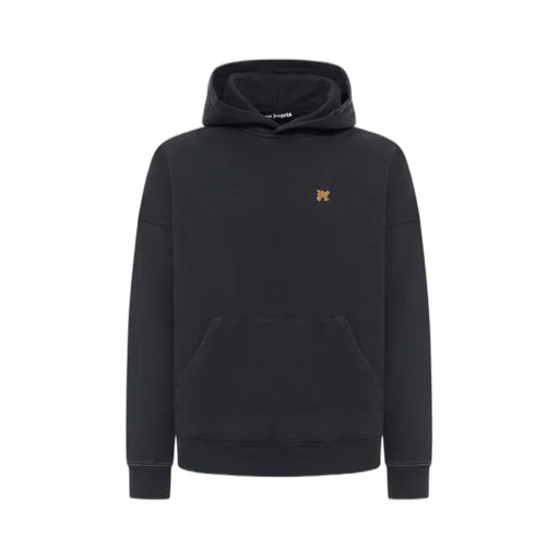 Palm Angels Back Foggy Logo Printed Hoodie