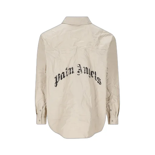 Palm Angels Logo Printed Buttoned Shirt