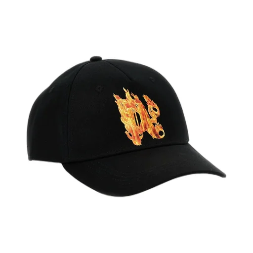 Palm Angels Burning Monogram Baseball Cap