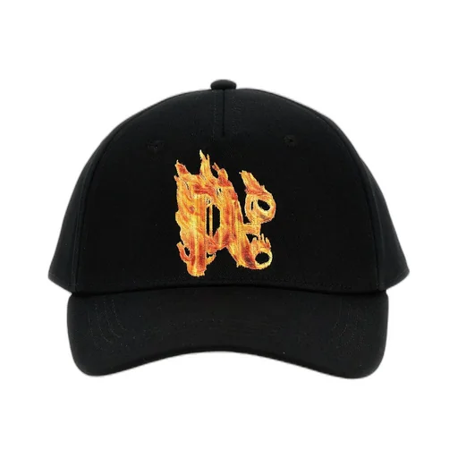 Palm Angels Burning Monogram Baseball Cap