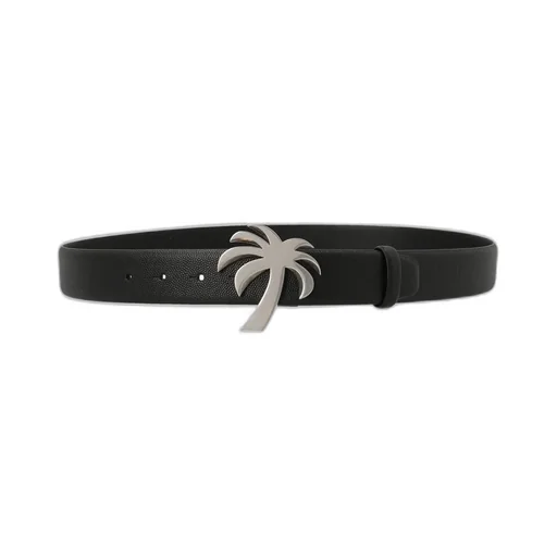 Palm Angels Logo Plaque Belt