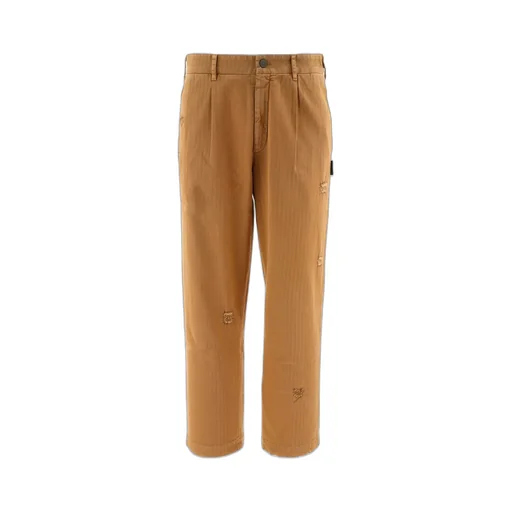 Palm Angels Distressed Straight-Leg Trousers