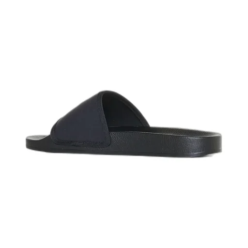 Palm Angels Flame Monogram Printed Round Toe Slides