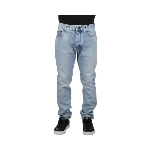 Palm Angels Logo Printed Slim-Fit Jeans