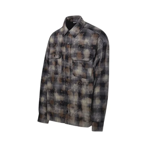 Palm Angels Checked Long-Sleeved Shirt