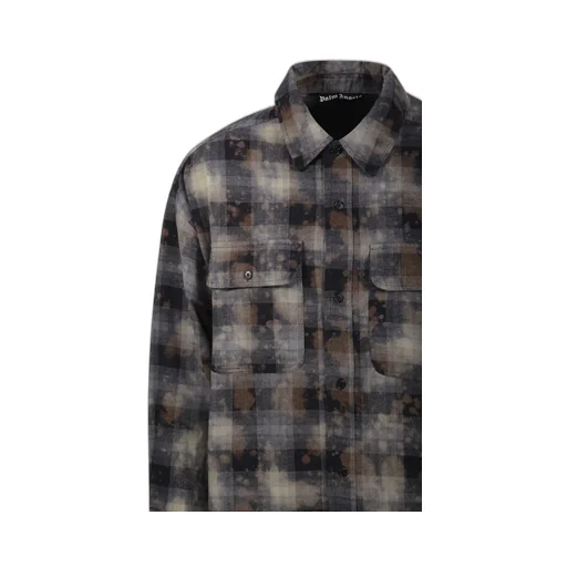Palm Angels Checked Long-Sleeved Shirt