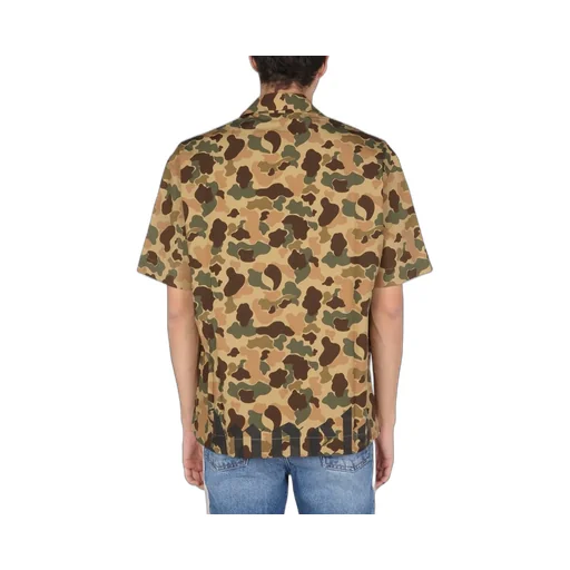 Palm Angels Printed Short-Sleeved Shirt