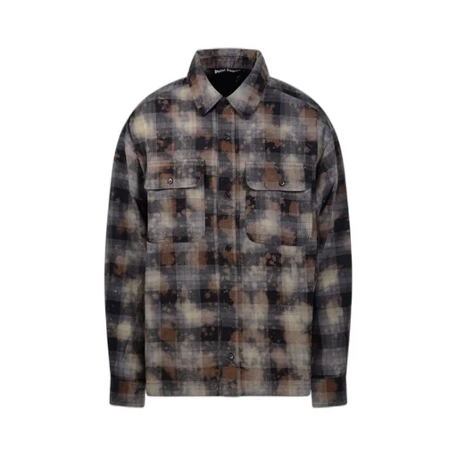 Palm Angels Checked Long-Sleeved Shirt