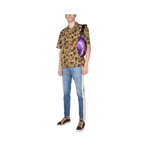 Palm Angels Printed Short-Sleeved Shirt
