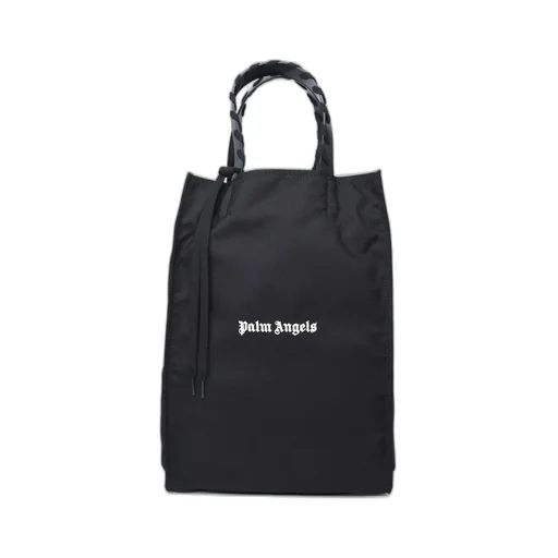 Palm Angels Logo Printed Lace-Up Detailed Tote Bag