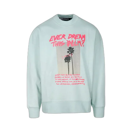 Palm Angels Graphic Printed Crewneck Sweatshirt