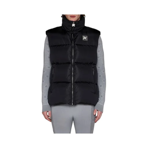 Palm Angels Logo Patch Padded Vest