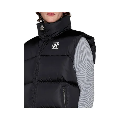 Palm Angels Logo Patch Padded Vest