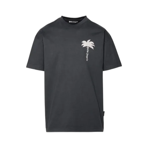 Palm Angels Palm Tree Printed Crewneck T-Shirt