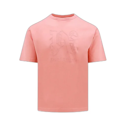 Palm Angels Monogram Embroidered Crewneck T-Shirt